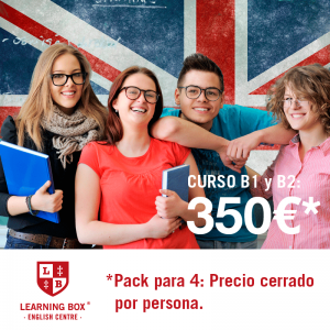 Oferta para obtener el curso de ingles de B1 y B2